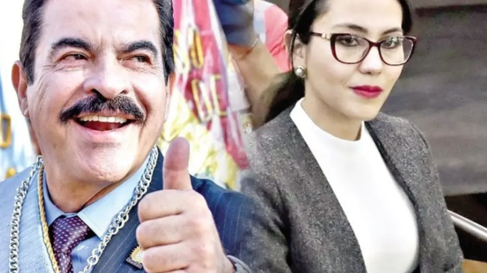 La concejal Marilyn Rivera (d) asumir&aacute; el mando de la Alcald&iacute;a en reemplazo de Manfred Reyes Villa (i) hasta el jueves. COMPOSICI&Oacute;N OPINI&Oacute;N