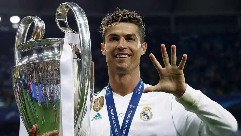 Cristiano Ronaldo, m&aacute;ximo goleador de la Champions League. FACEBOOK CHAMPIONS LEAGUE.