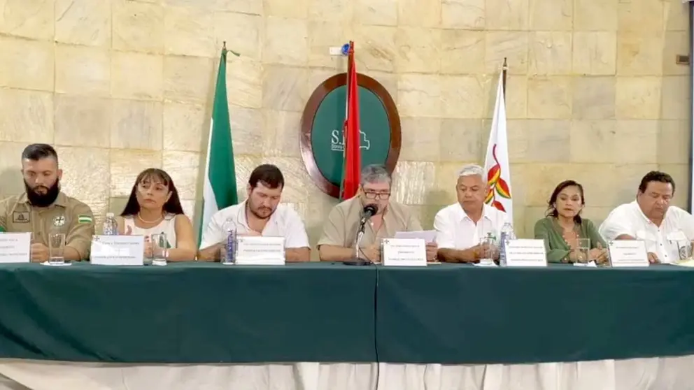 Reunión de la Asamblea de la Cruceñidad./ ERBOL