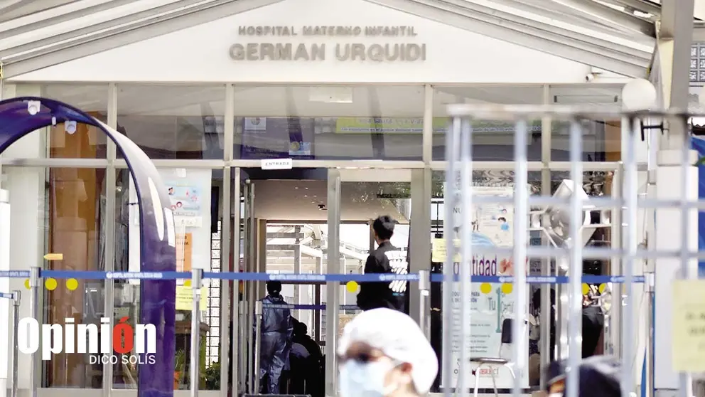 El Hospital Maternol&oacute;gico Germ&aacute;n Urquidi, en la avenida Aniceto Arce./ DICO SOL&Iacute;S