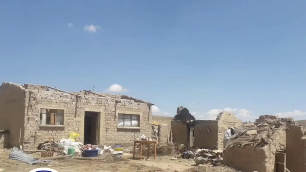 El tornado dejó viviendas destruidas./ GAML