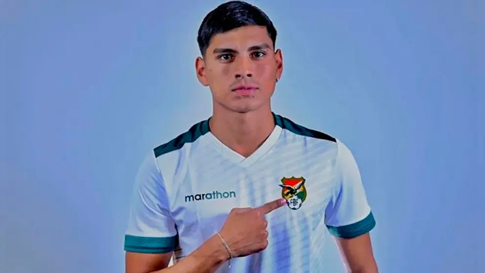 El jugador de la selecci&oacute;n nacional Pablo Vaca./ FBF