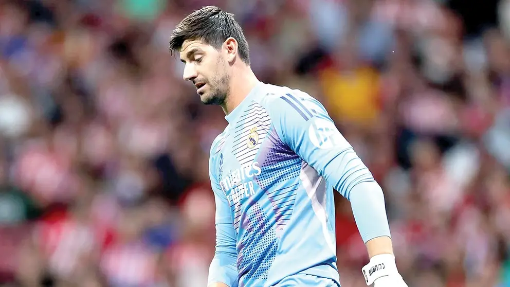 Thibaut Courtois ser&aacute; baja para el Merengue. / GOAL.COM