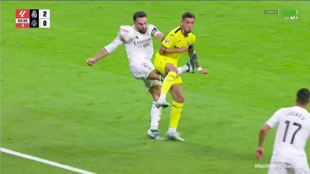 Momento de la lesi&oacute;n de Dani Carvajal. CHIRINGUITO TV.