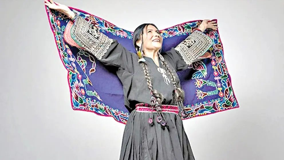 La cantante boliviana Luzmila Carpio./ ARCHIVO