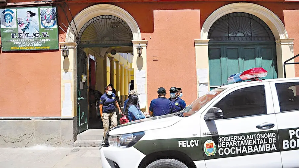 Fotograf&iacute;a del frontis de la FELCV de Cochabamba./ OPINI&Oacute;N