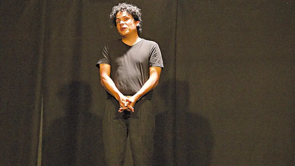 Gabriel Iriarte Rico en una puesta en escena. / ISABEL AVILÉS