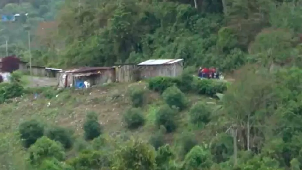 Vista de una zona de la comunidad de Pucamayu, donde ocurri&oacute; el asesinato de cinco personas. UNITEL