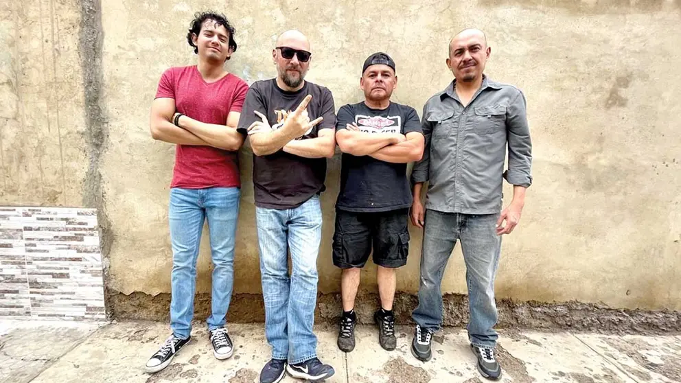 La banda cochabambina Cartel Af&oacute;nico./ CORTES&Iacute;A