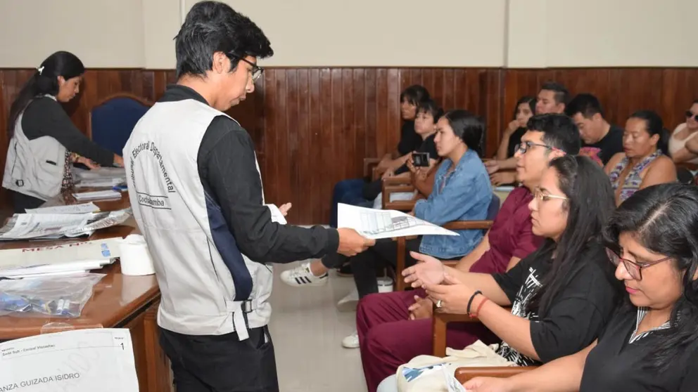 Una de las jornadas de capacitación del TED de Cochabamba. / Fuente Directa