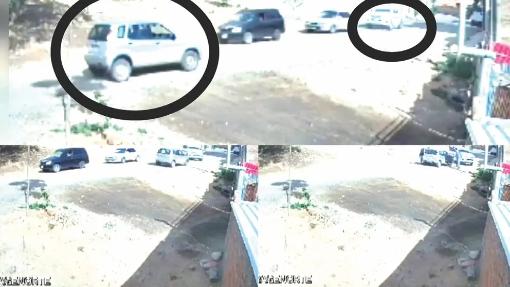 Cámaras de vigilancia captan el atraco violento ocurrido en Cochabamba. / CORTESÍA