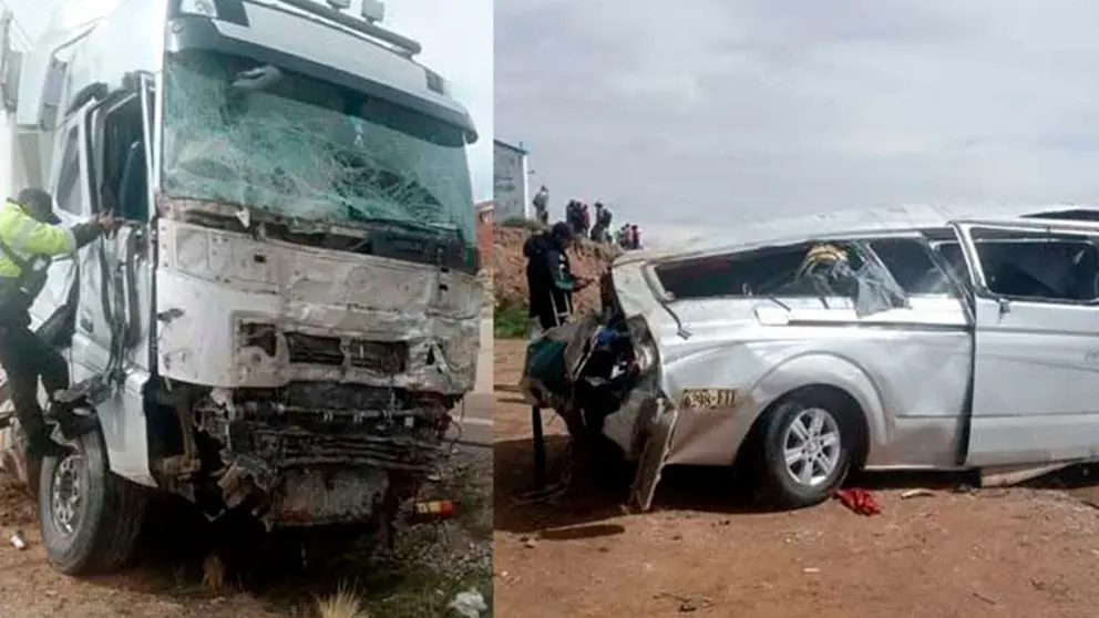 Im&aacute;genes de los veh&iacute;culos tras el accidente de tr&aacute;nsito. TOMADA DE ERBOL