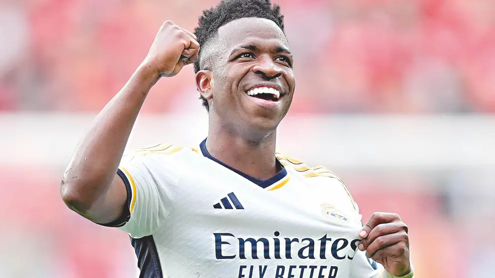 Vinicius Junior en una jugada con el Real Madrid./ REAL MADRID
