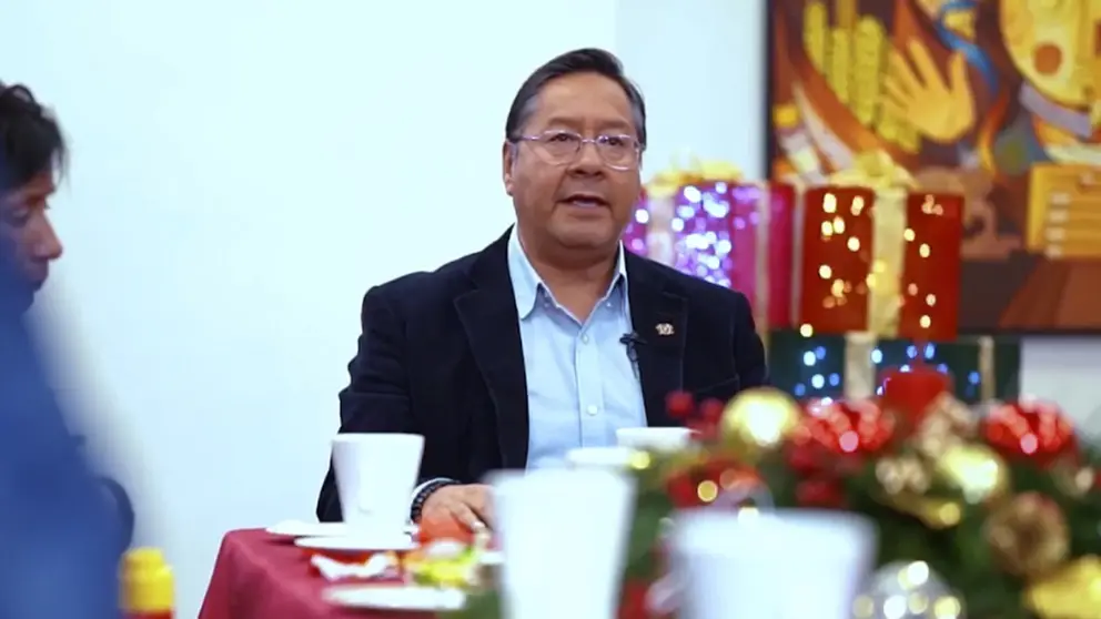 Luis Arce, presidente de Bolivia. RRSS