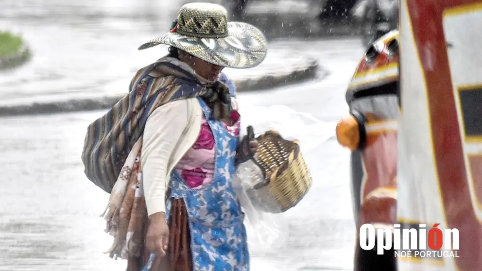 Lluvias en la ciudad de Cochabamba./ NO&Eacute; PORTUGAL
