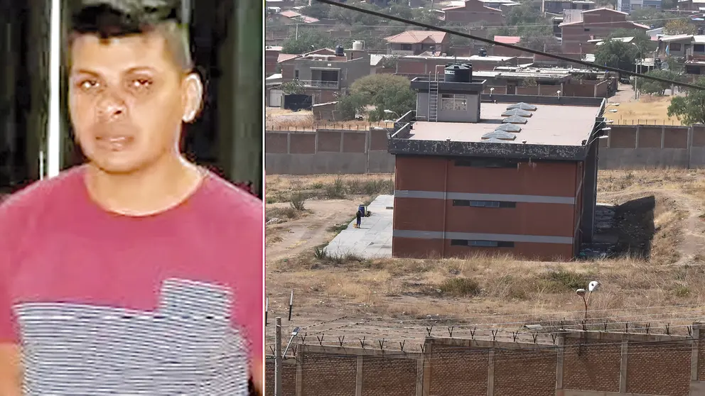 FrontA la izquierda el reo que escap&oacute; de la c&aacute;rcel, a la derecha bloque C de El Abra. / DICO SOL&Iacute;S