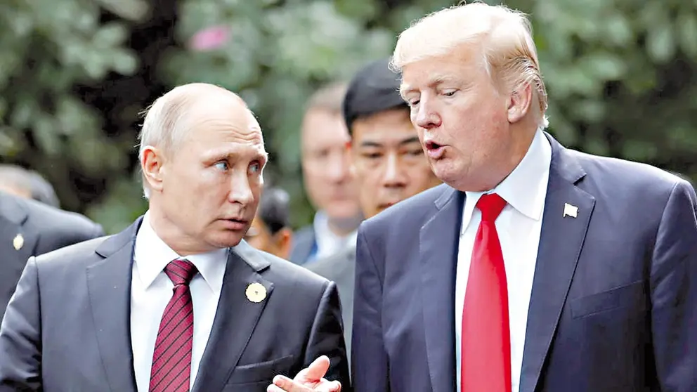 Donald Trump y Vladimir Putin.  / FACEBOOK DONALD TRUMP