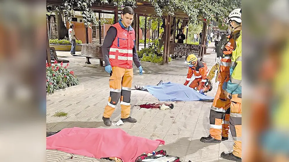 La madrugada del 1 de enero dos hombres fueron  hallados apuñalados en el Boulevard./ SAR BOLIVIA