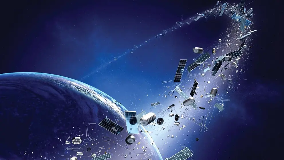 El Síndrome de Kessler,  un fenómeno que podría causar catástrofe espacial./ MUY INTERESANTE