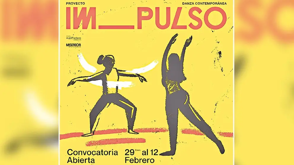 Arte de la convocatoria &lsquo;im__Pulso - Estrategias de Danza Contempor&aacute;nea&rsquo; 2025. / PROYECTO MARTADERO
