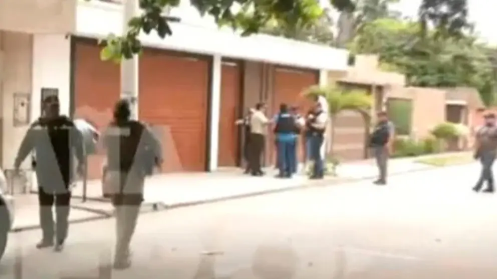 El lugar donde ocurri&oacute; el crimen. Red Uno