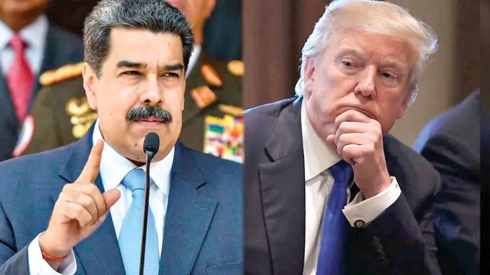 Nicolás Maduro y Donald Trump.  / CNN