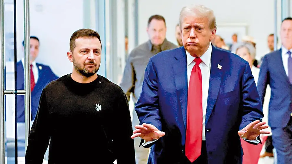 Donald Trump y Volodimir Zelenski./ FRANCE 24