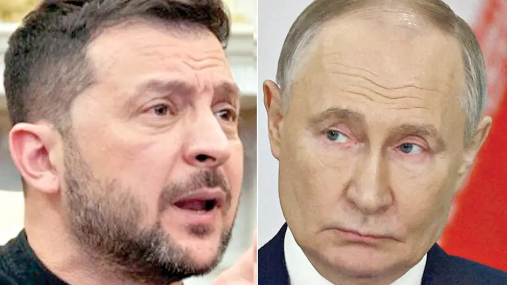 Vladimir Zelenski y Vladimir Putin./ RRSS