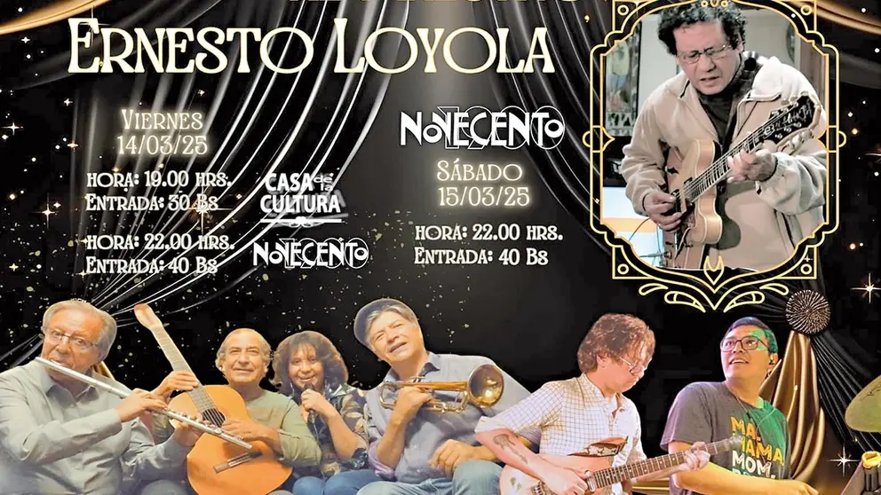P&oacute;ster del concierto &lsquo;Homenaje al maestro Ernesto Loyola&rsquo;./ CORTES&Iacute;A