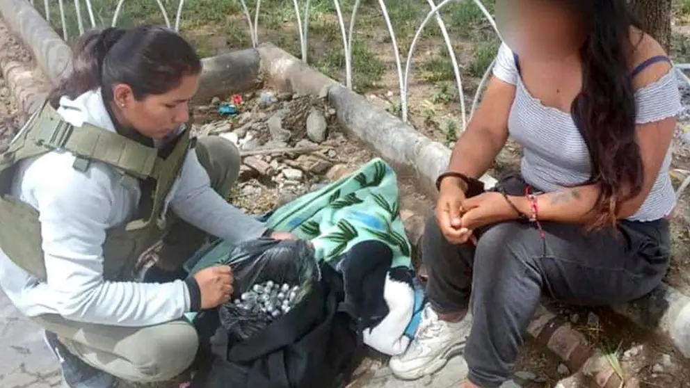 La FELCN, tras un operativo en Quillacollo. FELCN