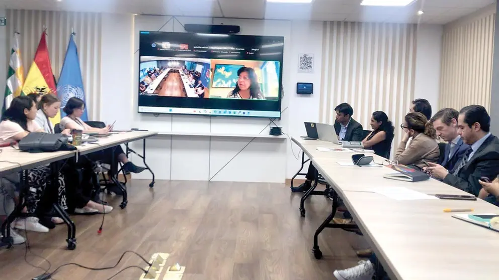 Miembros de ABOIC participando de una actividad del Programa de Naciones Unidas para el Desarrollo (PNUD) 2025./ RRSS, ABOIC