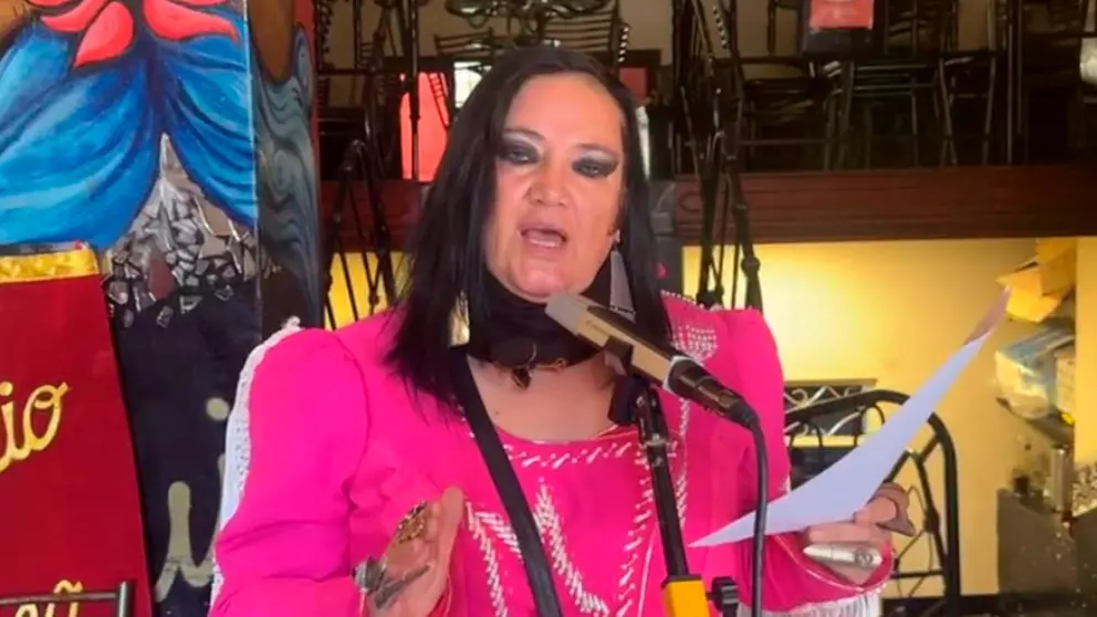 La activista Mar&iacute;a Galindo. Captura de pantalla