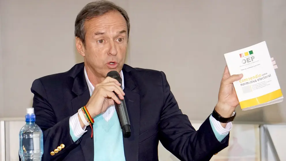 El ex presidente y pre candidato a la presidencia, Jorge Quiroga./ APG
