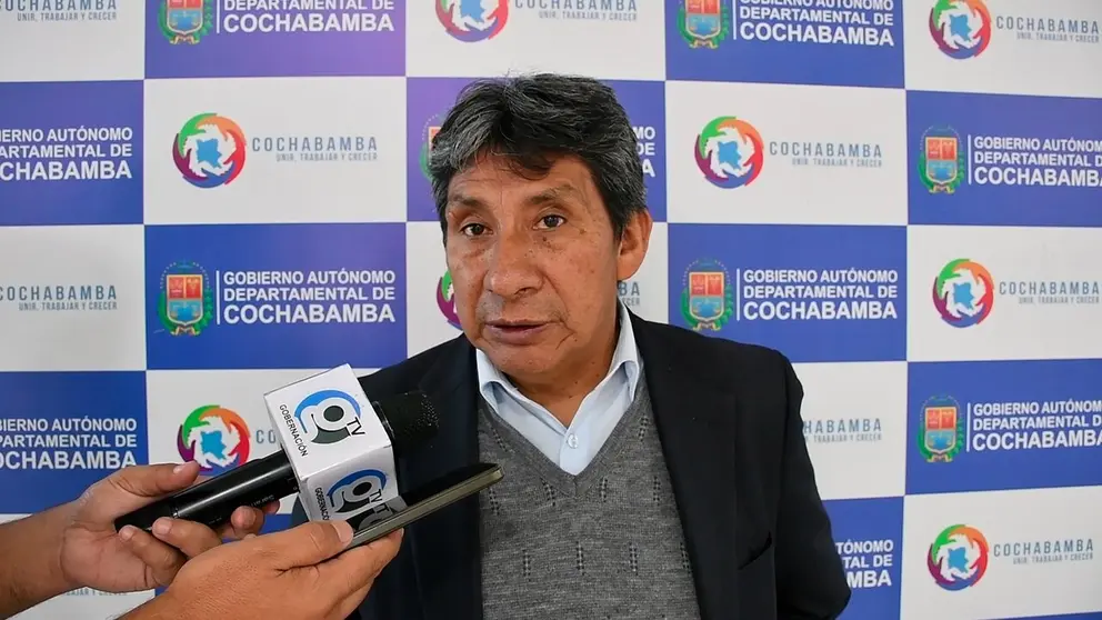 El secretario de Salud de la Gobernaci&oacute;n, Nelson Ticona. GADC