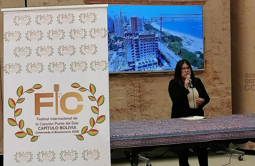 La directora del festival, Amalia Canedo. CORTES&Iacute;A