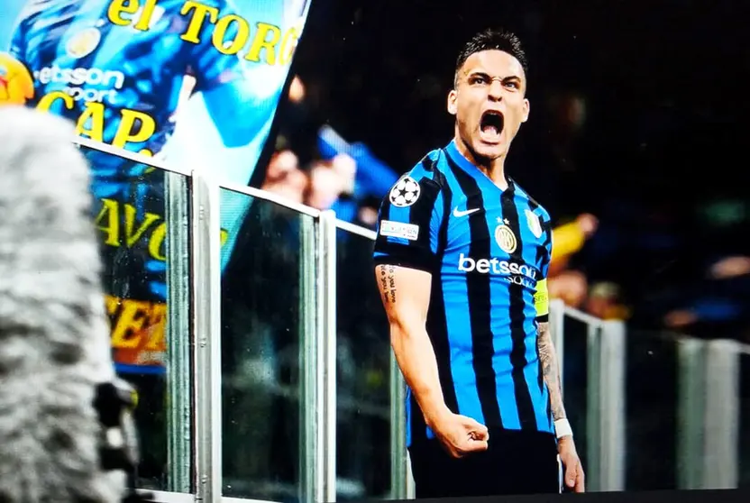 Lautaro Mart&iacute;nez, el goleador de Inter. CR&Eacute;DTIOS/UEFA CHAMPIONS LEAGUE