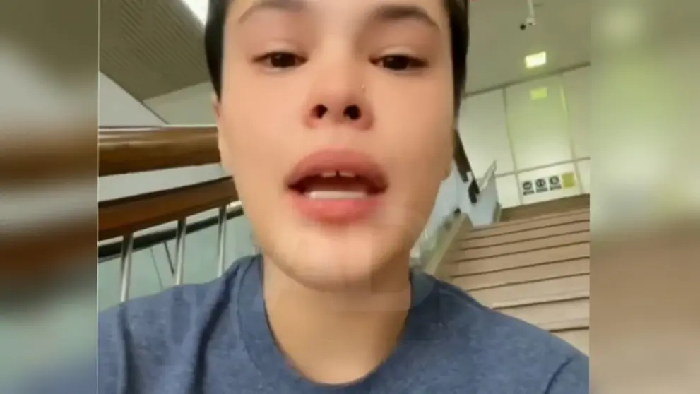 Juliana, hija de la jueza Lilian Moreno. CAPTURA DE VIDEO
