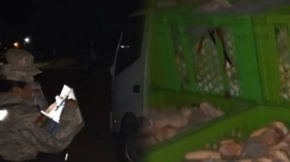 Operativo en la frontera que une Bolivia con Per&uacute;. CORTES&Iacute;A