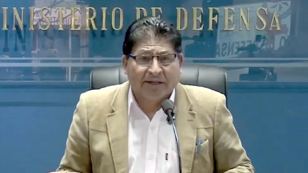 El viceministro de Defensa Civil, Juan Carlos Calvimontes./ URGENTE.BO