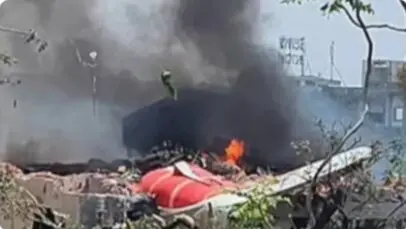 Accidente a&eacute;reo de Air India./ THE TIMES OF INDIA