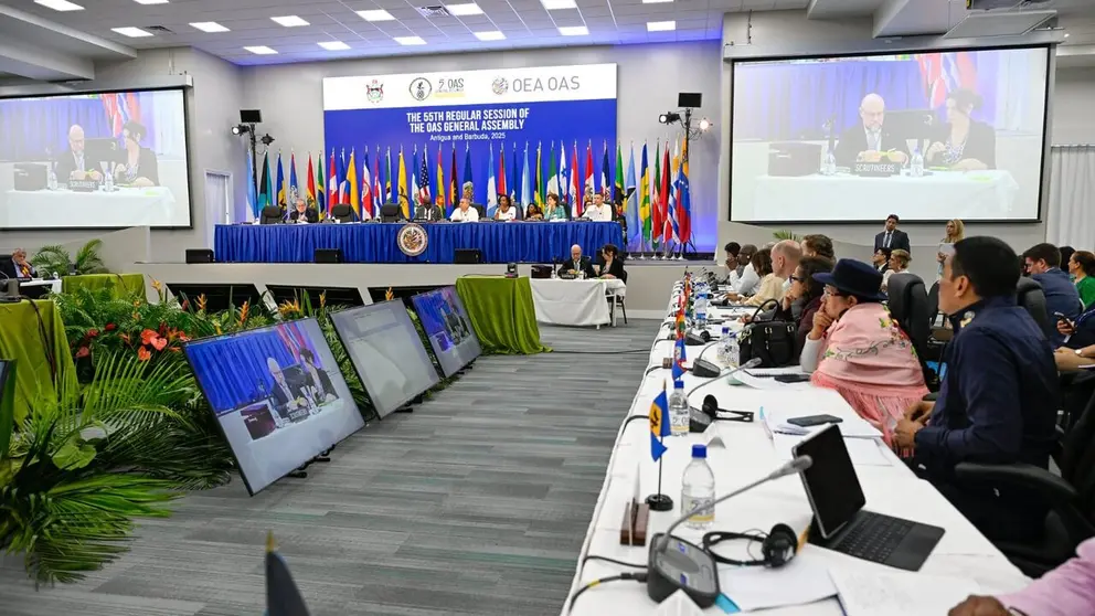 La 55&ordf; Asamblea General de la Organizaci&oacute;n de los Estados Americanos (OEA). OEA