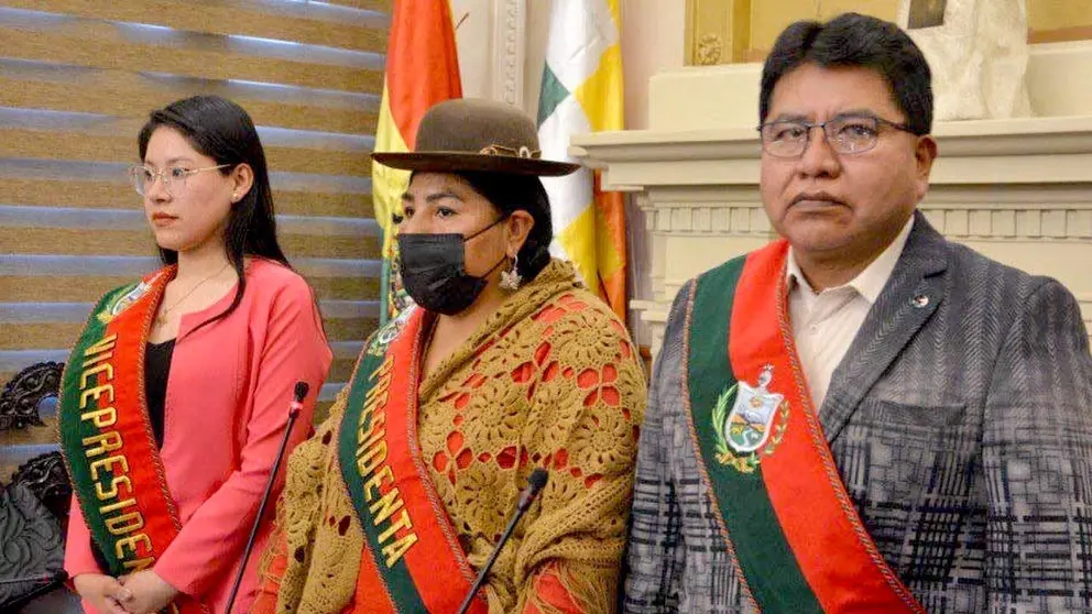 Lourdes Chambilla fue elegida de nuevo como presidenta del Concejo Municipal./ ERBOL