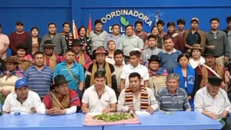 Evistas advierten que, sin Evo en la papeleta, no habr&aacute; elecciones; instruyen impedir campa&ntilde;as. CAPTURA DE PANTALLA