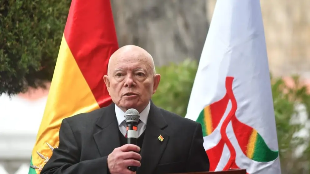El presidente interino del TSE, &Oacute;scar Hassenteufel./ APG