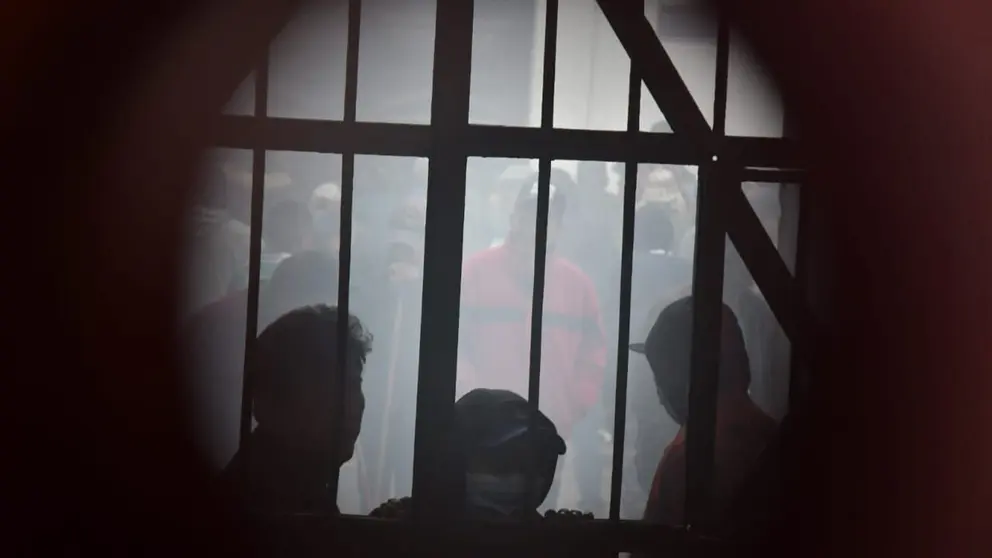 Privados de libertad del penal San Pedro, en La Paz.