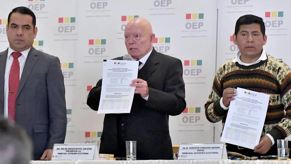 El Tribunal Supremo Electoral (TSE) oficializó los resultados de las elecciones generales celebradas el 17 de agosto./ APG