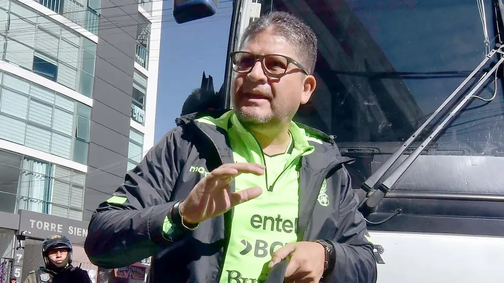 Óscar Villegas, DT de la Verde./ APG