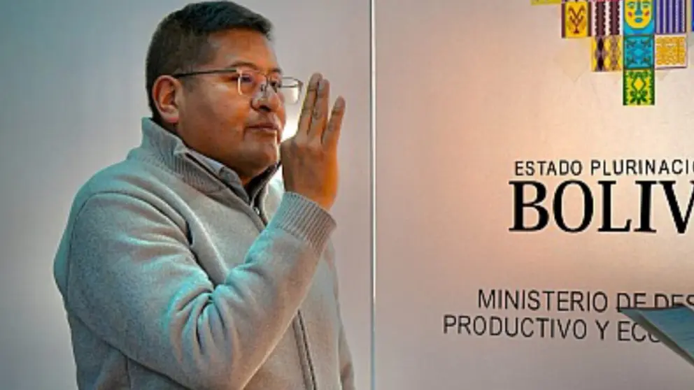 Richard Wilmer Rojas Ramos, el nuevo gerente de Emapa. BOLIVIA TV