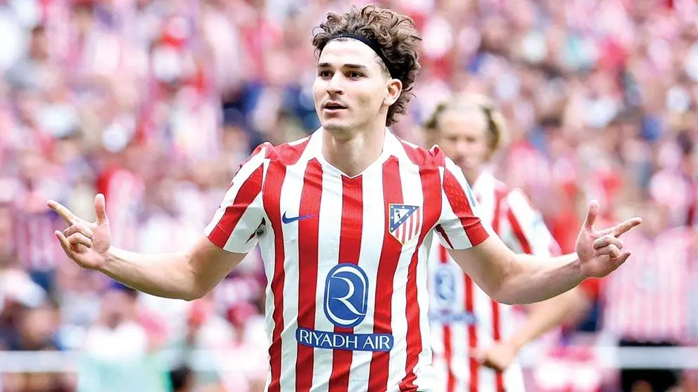 Juli&aacute;n &Aacute;lvarez, el goleador Colchonero. / FACEBOOK ATL&Eacute;TICO MADRID
