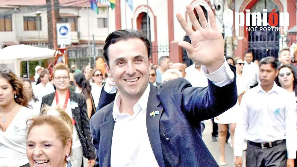 Juan Pablo Velasco, empresario tecnol&oacute;gico y candidato a vicepresidente de Jorge Quiroga./ APG